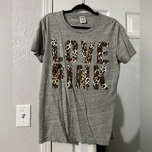 Victoria’s Secret Pink leopard tshirt